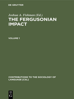 cover image of The Fergusonian Impact